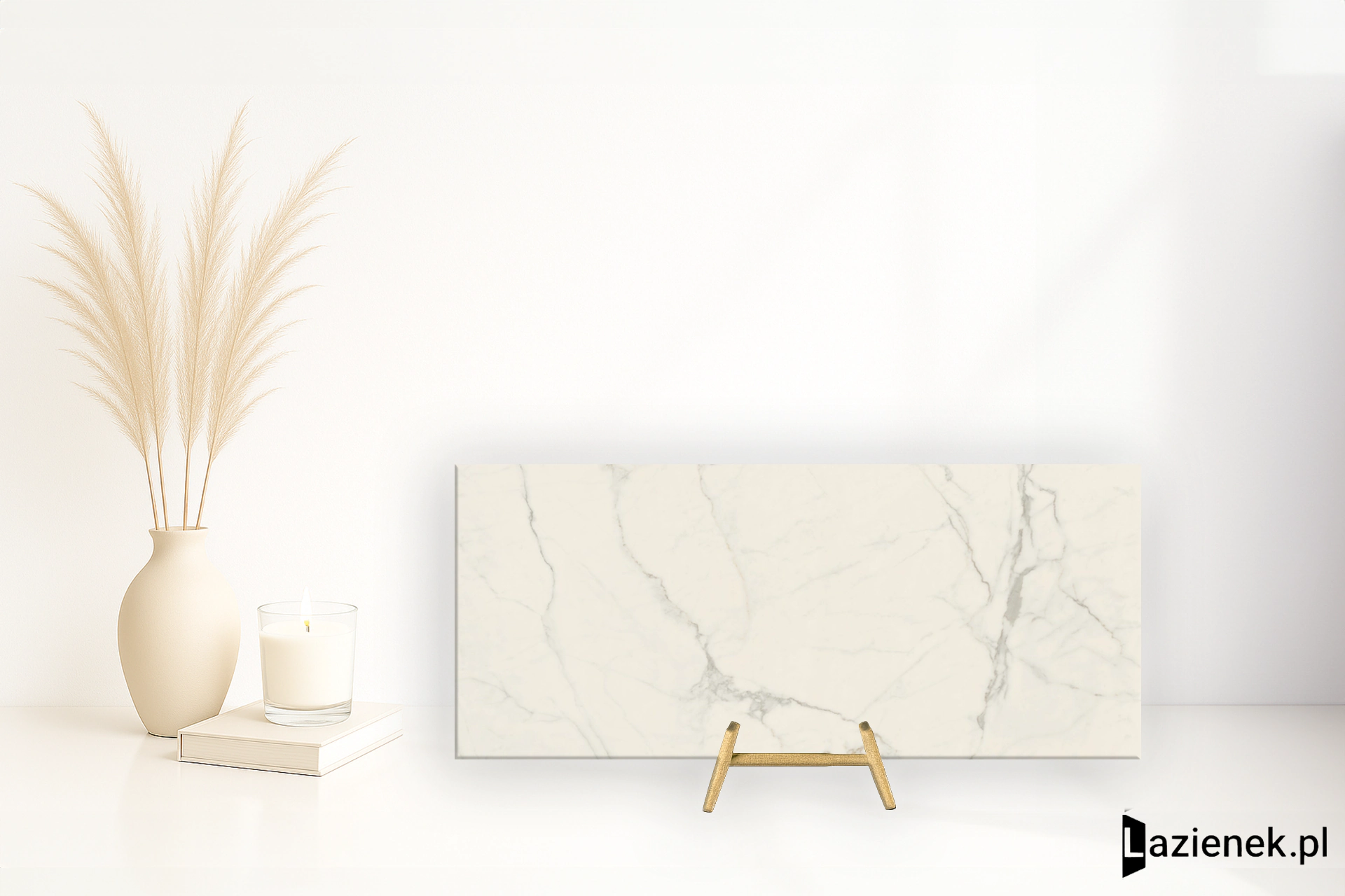 Cotto D'este Starlight Statuario Extra błyszcząca 120x278 cm gr. 4 mm - płytka rektyfikowana / EK6KS50